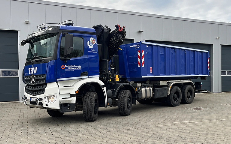 WLF Ladekran für das THW Freising